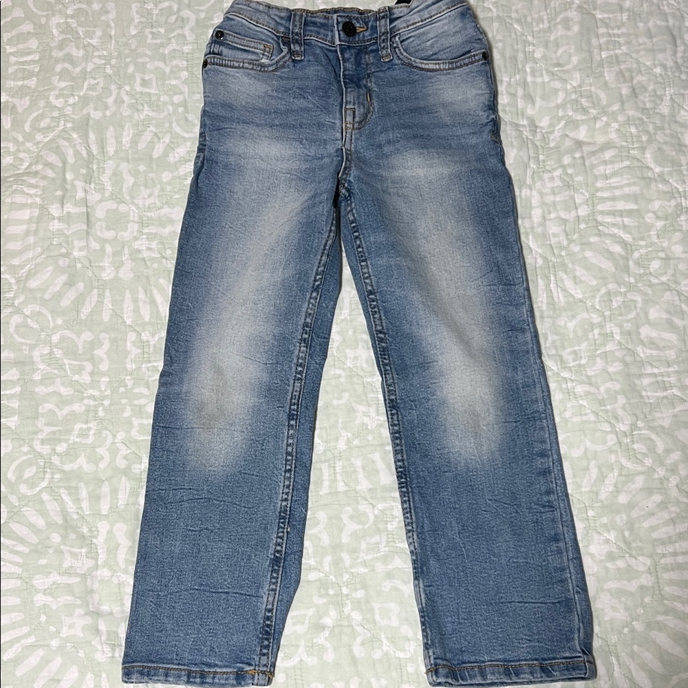 Cat & Jack Boy’s Straight Washed Blue Jeans